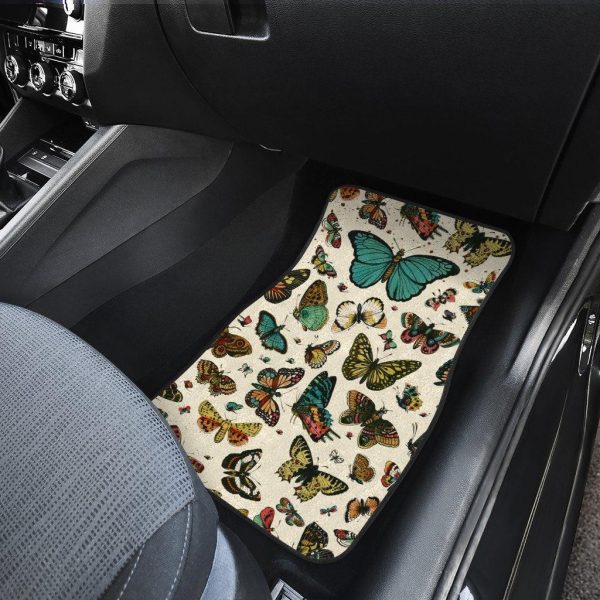butterfly pattern car floor mats cnq4s