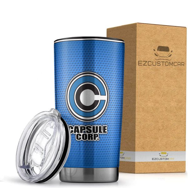 Capsule Corp Travel Mug – Ideal Tumbler for Your Dragon Ball Collections
