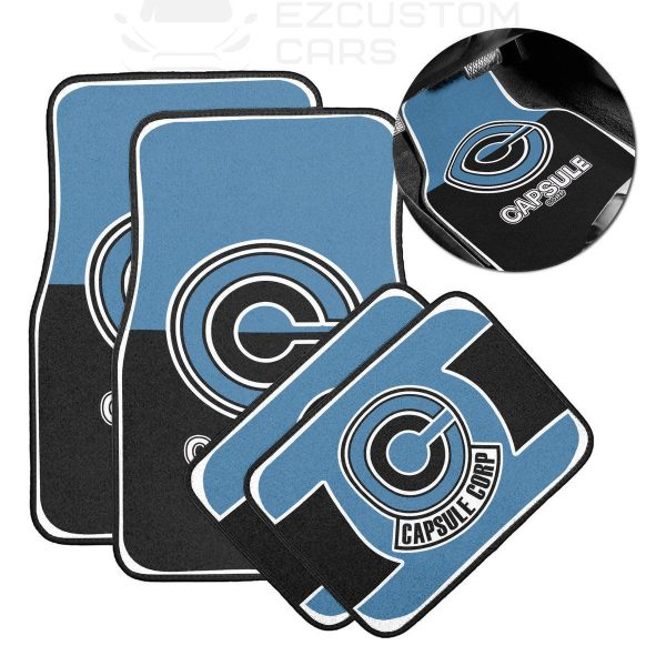 capsule corps dragon ball car accessories custom anime car floor mats clvof