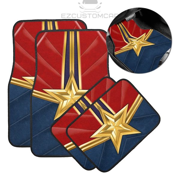 Captain Marvel Avengers Car Floor Mats