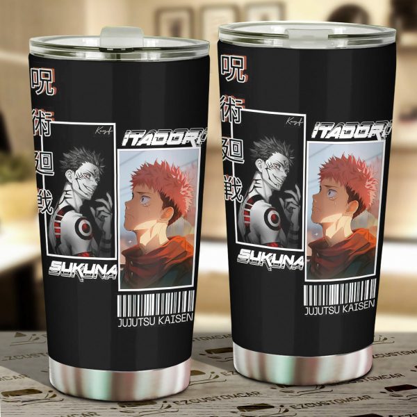 Car Accessories Sukuna Custom Jujutsu Kaisen Anime Car Tumblers Cup