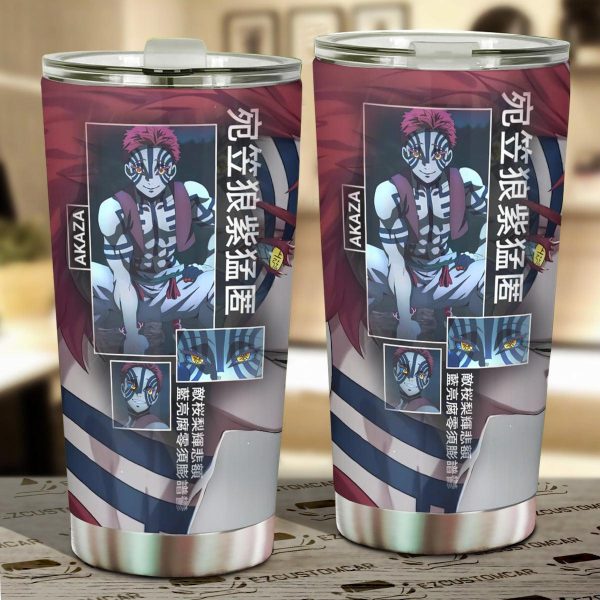 Akaza Tumbler Cup Custom Demon Slayers Anime Car Accessories