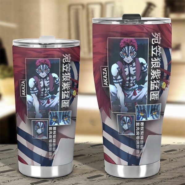 car tumbler cup akaza custom demon slayers anime car accessories jtkce