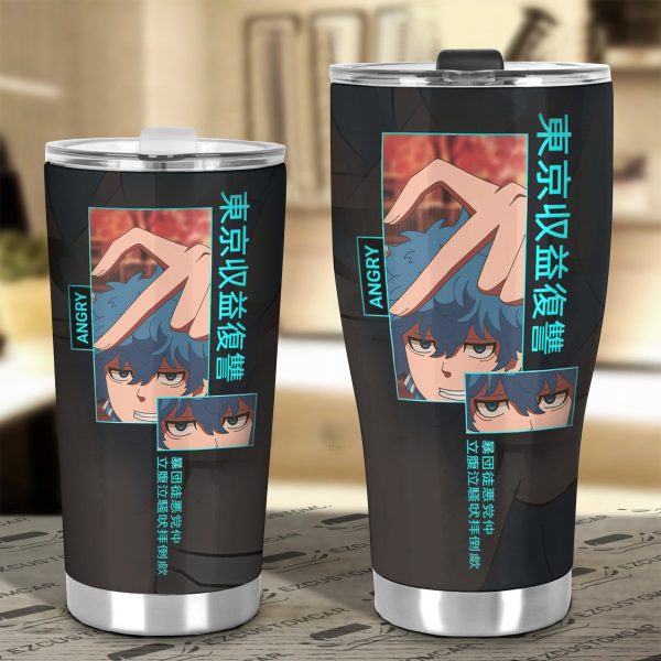 car tumbler cup angry custom tokyo revenger anime car accessories b8yjj