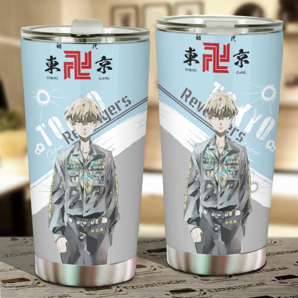 Chifuyu Car Tumbler Cup Custom Tokyo Revenger Anime Car Accessories