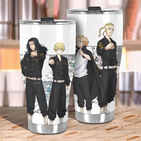 car tumbler cup custom tokyo revenger anime car accessories manji gang 2zjyf