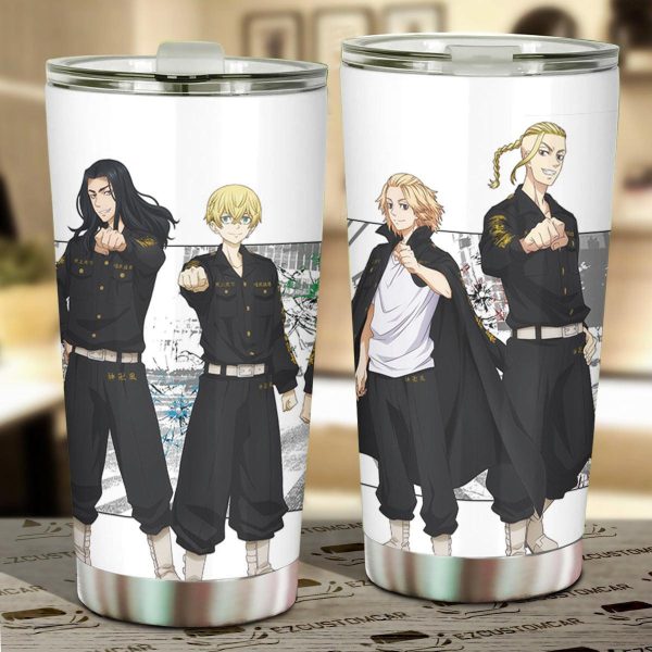 Car Tumbler Cup Custom Manji Gang Tokyo Revenger Anime Car Accessories