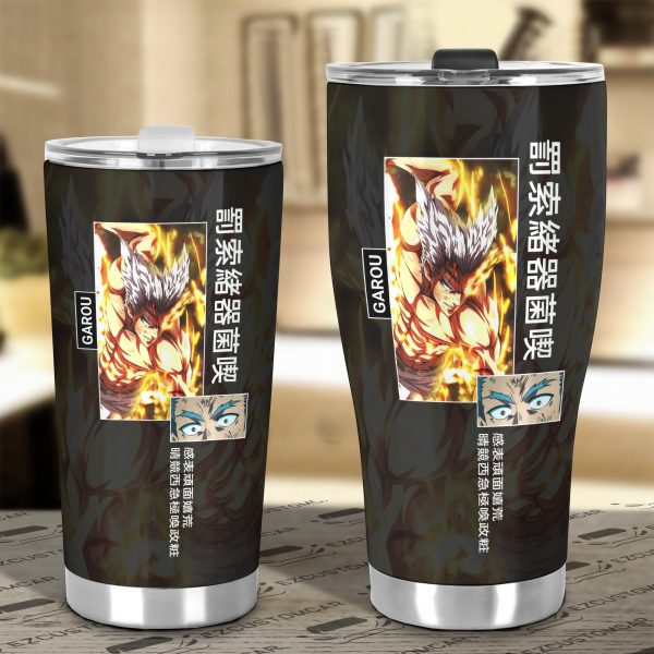 car tumbler cup garou custom one punch man anime car accessories jgg9p
