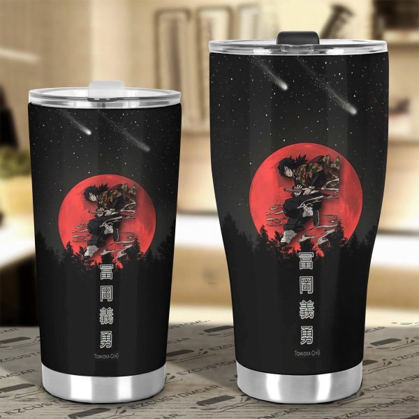 car tumbler cup giyu tomioka custom demon slayers anime car accessories cqyeb