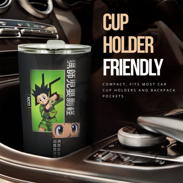car tumbler cup gon freecss custom hunter x hunter anime car accessories ev4ek