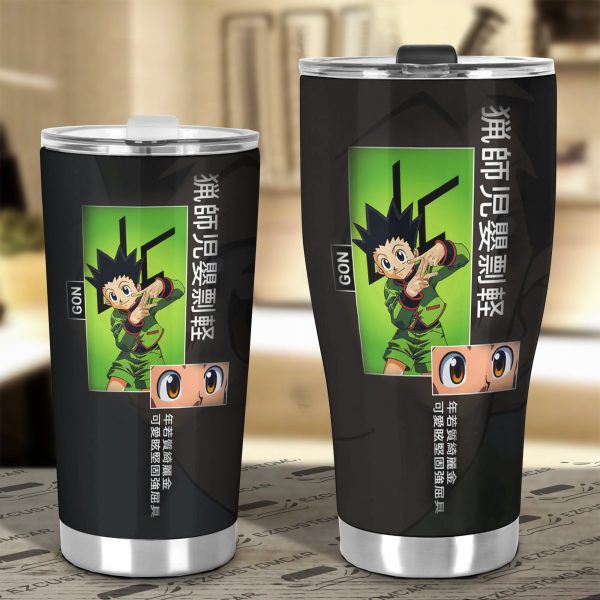 car tumbler cup gon freecss custom hunter x hunter anime car accessories qjzw0