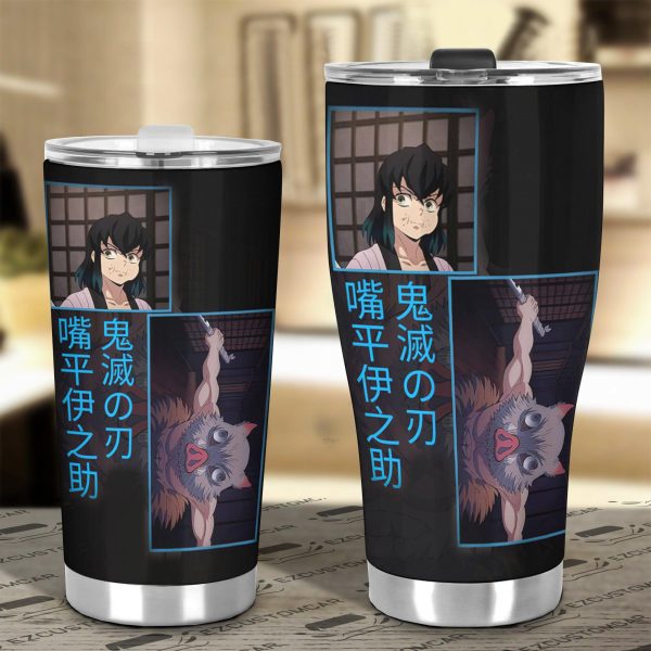 car tumbler cup hashibira inosuke custom demon slayers anime car accessories ozlgr