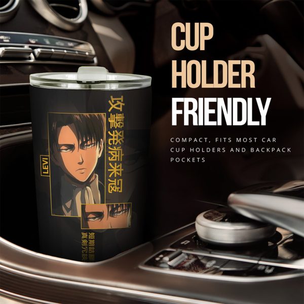 car tumbler cup levi attack on titan 8jdha