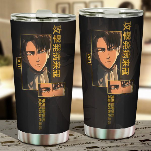 Car Tumbler Cup Levi Attack on Titan