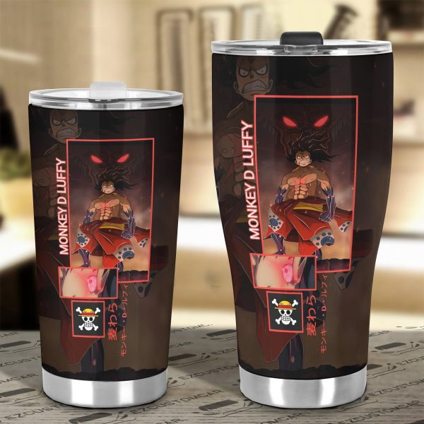 car tumbler cup luffy custom one piece anime car accessories tkdon