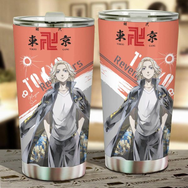 Manjiro Sano Car Tumbler Cup Custom Tokyo Revenger Anime Car Accessories