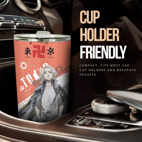 Car Tumbler Cup Manjiro Sano Custom Tokyo Revenger Anime Car Accessories