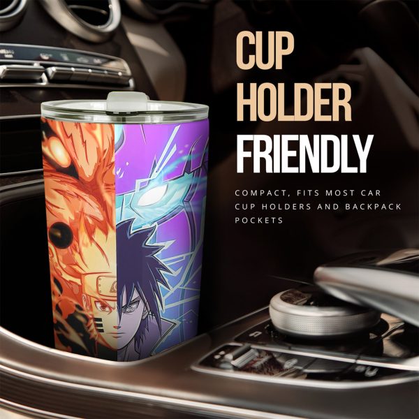 car tumbler cup naruto vs sasuke custom naruto anime car accessories kedhi
