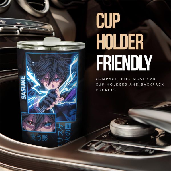 Car Tumbler Cup Sasuke Custom Naruto Anime Car Accessories