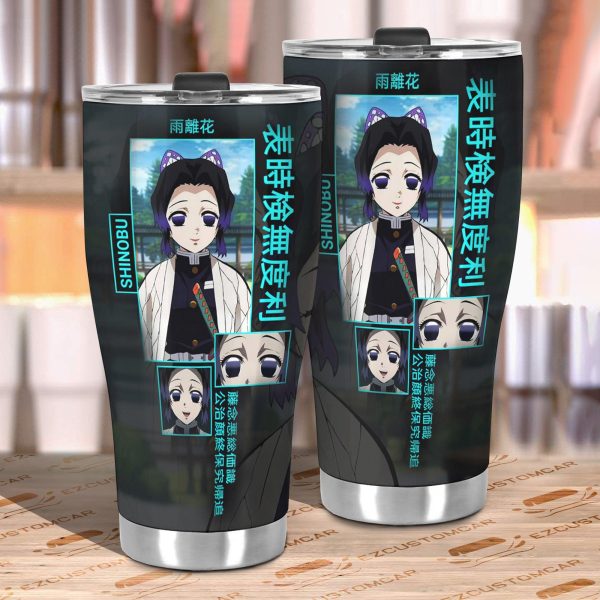 car tumbler cup shinobu kocho custom demon slayers anime car accessories ujvp4