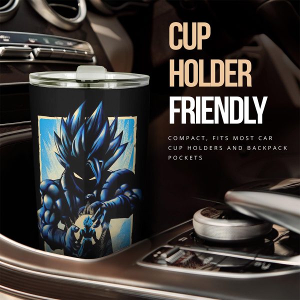Car Tumbler Cup Son Goku Custom Dragon Ball Anime Car Accessories