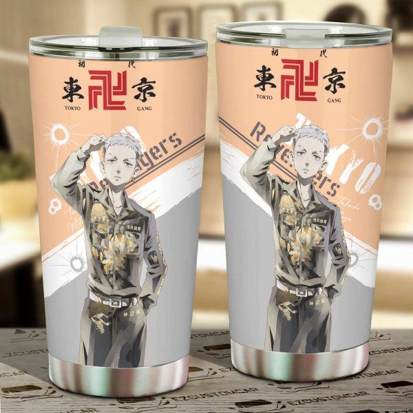 Car Tumbler Cup Smailey Custom Tokyo Revenger Anime Car Accessories