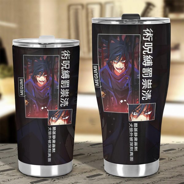 car tumblers cup megumi custom jujutsu kaisen anime car accessories tgmz7