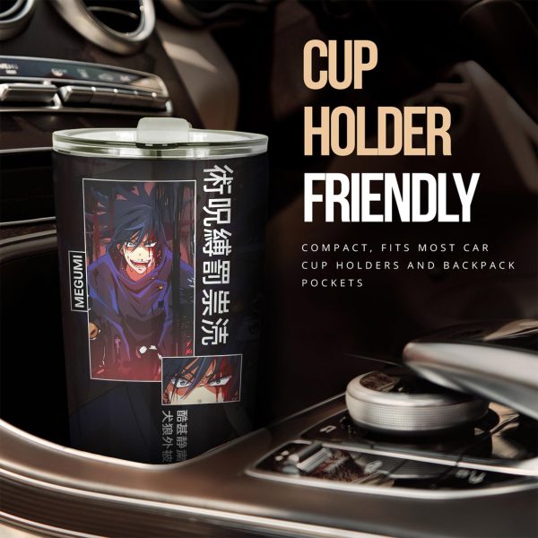 car tumblers cup megumi custom jujutsu kaisen anime car accessories vsoes