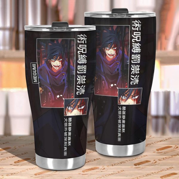 car tumblers cup megumi custom jujutsu kaisen anime car accessories xzrel
