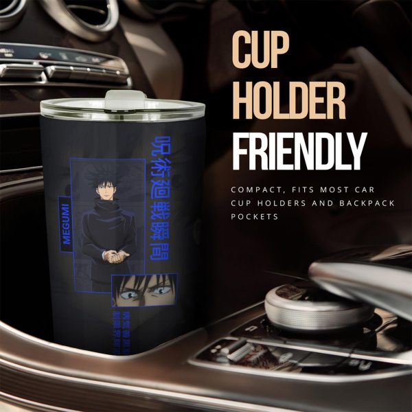 car tumblers cup megumi fushiguro custom jujutsu kaisen anime car accessories 5jssc