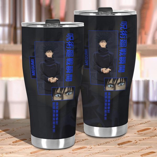 car tumblers cup megumi fushiguro custom jujutsu kaisen anime car accessories a67ue