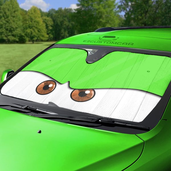 cars chick hicks eyes windshield sunshade f7m4k