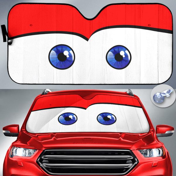 Cars Lightning McQueen Windshield Sunshade