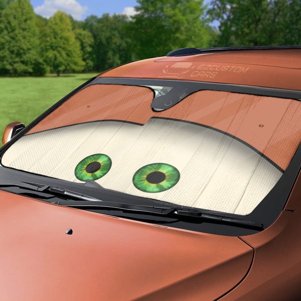 cars mater eyes windshield sunshade pckiv