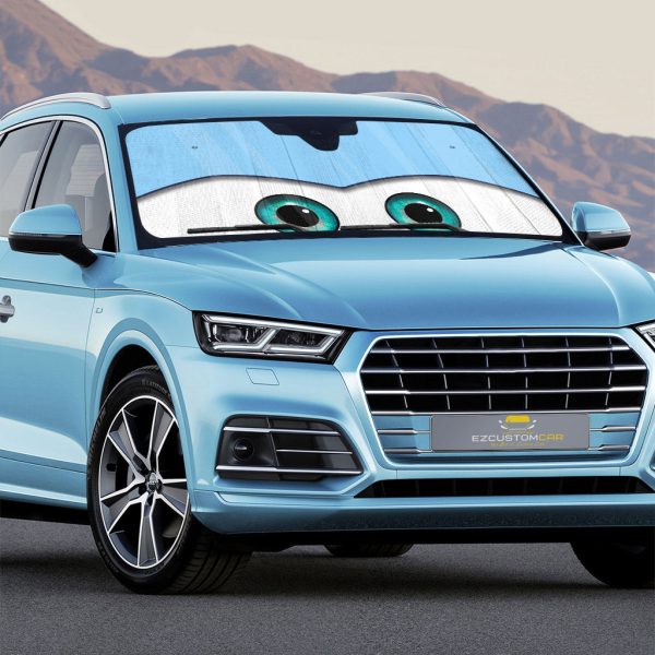 cars sally carrera eyes windshield sunshade 3sr88