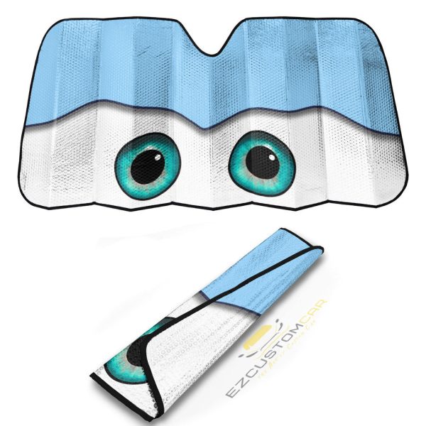 cars sally carrera eyes windshield sunshade d1zci