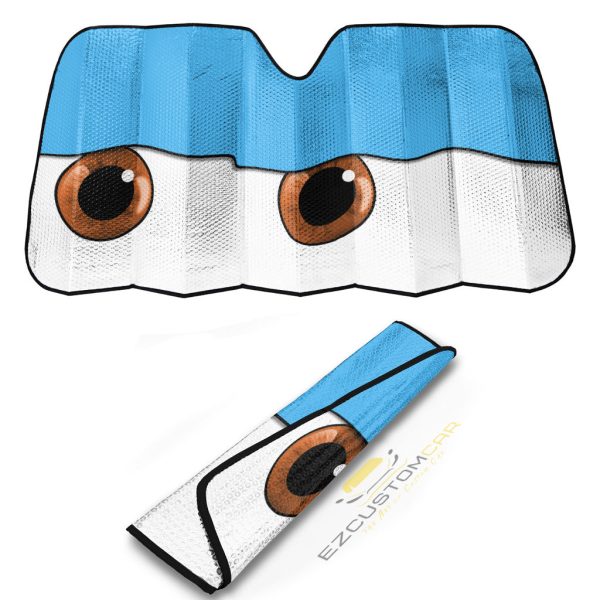cars strip weathers eyes windshield sunshade o39cj