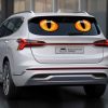 Cat 3D Eyes Car Sticker Custom Cartoon Car Accessories