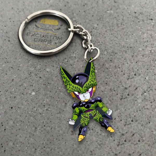 Android 17 Keychains Custom Dragon Ball Anime Car Accessories