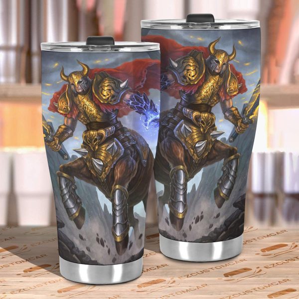 centaur warrior car tumbler cup custom centaur car accessories dx8wc