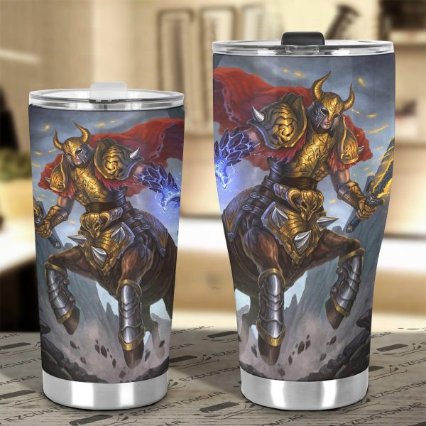 centaur warrior car tumbler cup custom centaur car accessories mueaa