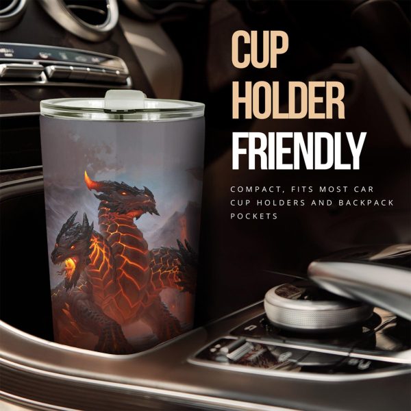 cerberus car tumbler cup custom warden of the underworld cerberus car accessories aeovy