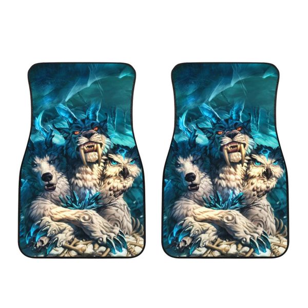 cerberus dog car floor mats custom cerberus car accessories fnmsi