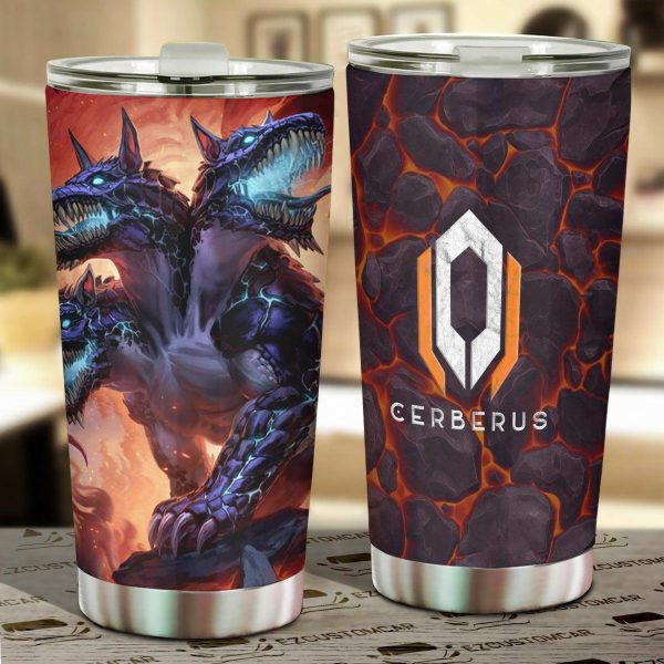 Cerberus Dog Car Tumbler Cup Custom Cerberus Car Accessories