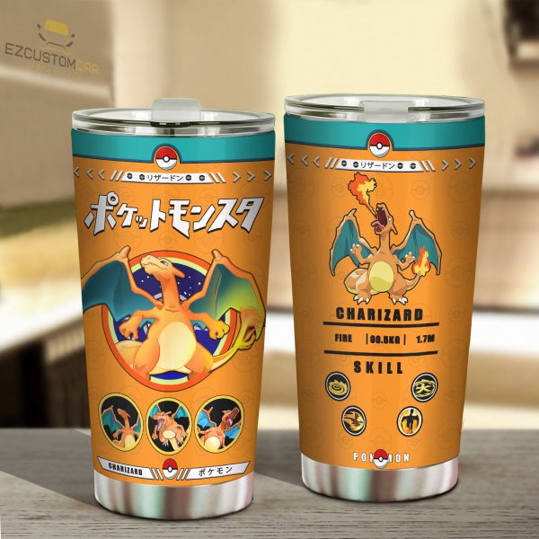 charizard travel mug ideal tumbler for your pokemon collections 3knq0