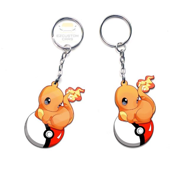 charmander pokemon keychains ipcvs