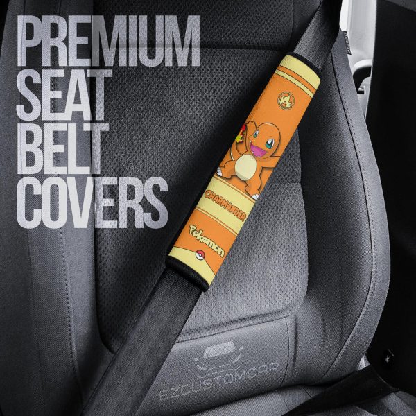 charmander seat belt cover custom pokemon gift car accessories 8xw76