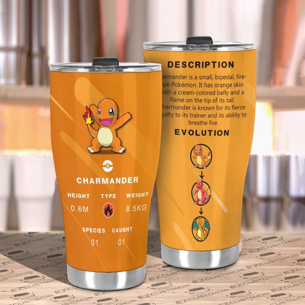 charmander travel mug gift idea for pokemon fans e2f7n