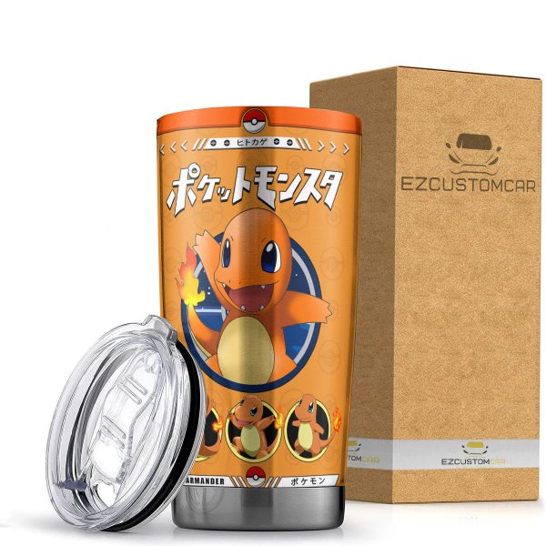 Charmander Travel Mug – Ideal Tumbler for Your Pokemon Collections