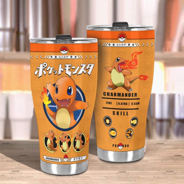 charmander travel mug ideal tumbler for your pokemon collections bzbyv